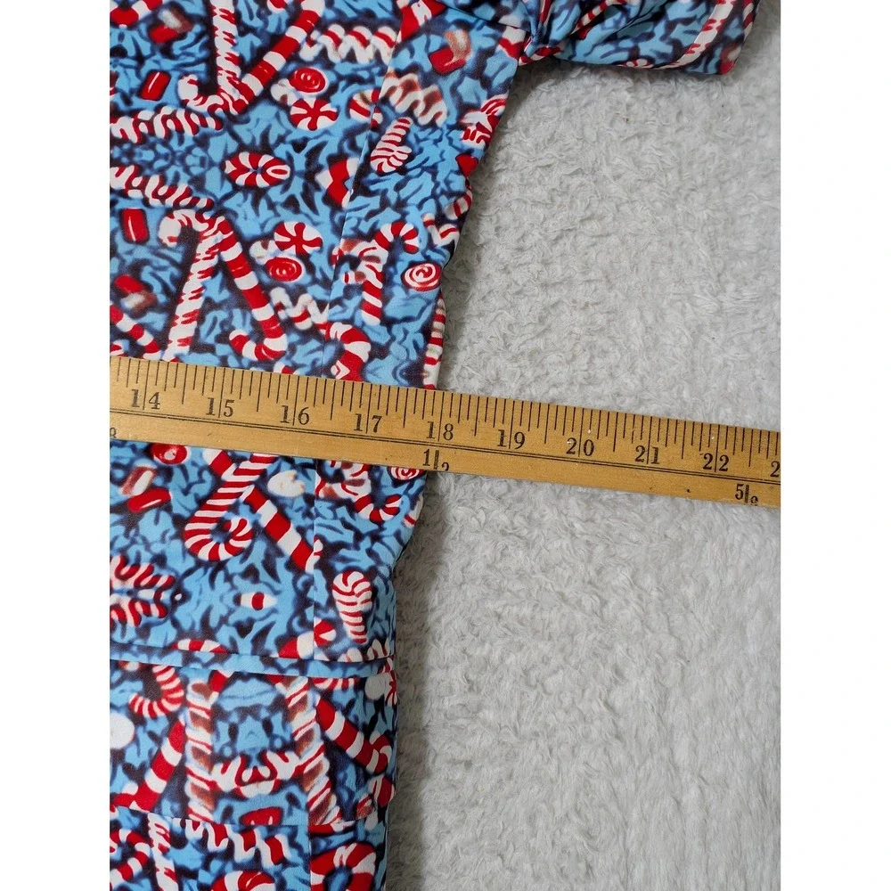 NEW! Suslo Couture Blazer Mens Med Blue Candy Cane Christmas Holiday CJ901-5 NWT